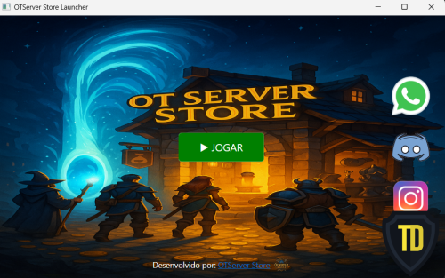 Mais informações sobre "Launcher OTServer Store com Source codado em C#"